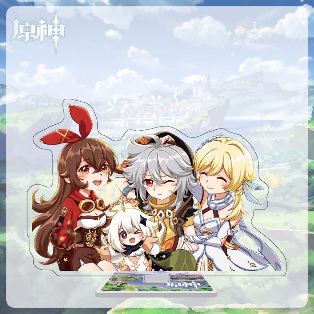 Mô Hình Đồ Chơi Nhân Vật Lumine Diluc Zhongli REBUY1 Genshin Va Chạm Bằng Acrylic