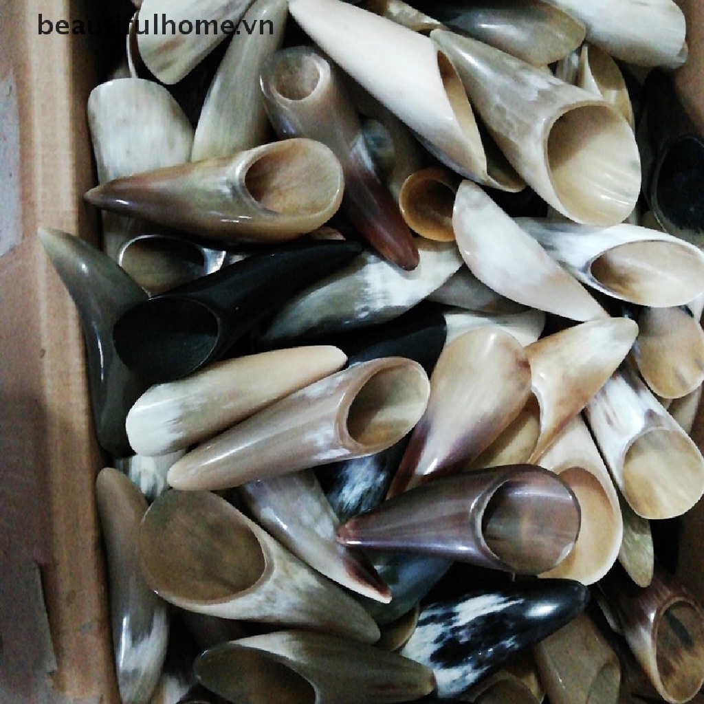 (Hàng Mới Về) Đá Sừng Trâu Tự Nhiên Mát Xa Giảm Căng Thẳng Thuận Tiện