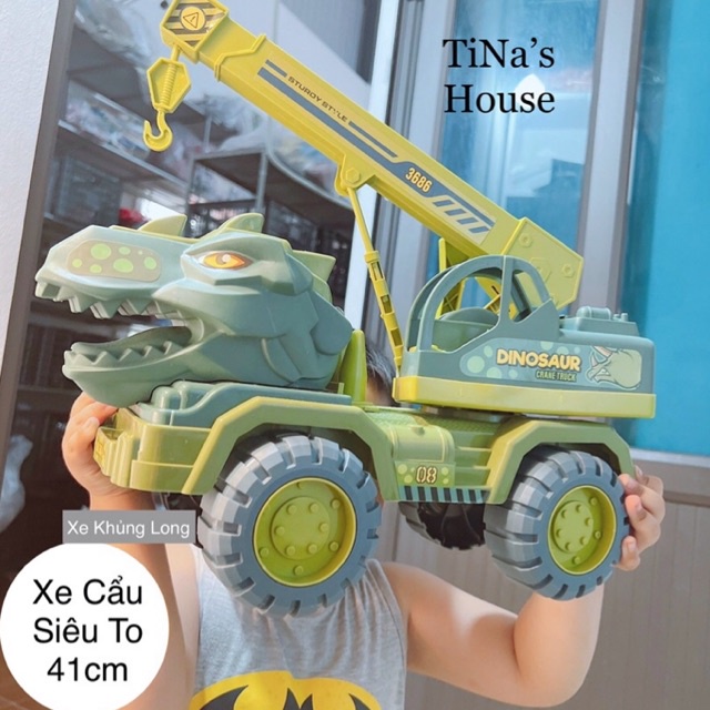 Đồ Chơi Xe Công Trình Cho Bé, Xe Khủng Long Đồ Chơi Bằng Chất Liệu Nhựa An Toàn Cho Trẻ Với Nhiều Mẫu Mã Và Kích Thước…