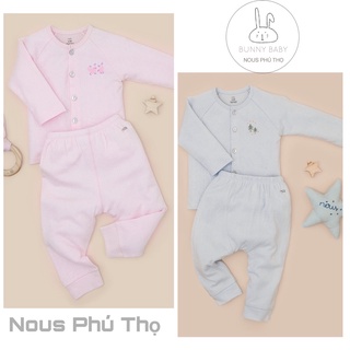 bộ Nous cài thẳng dài xanh cây thông, hồng Chick