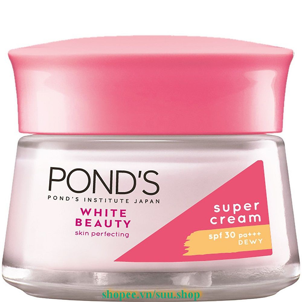 Kem Dưỡng Trắng Da Ponds 50g Hồng Rạng Rỡ White Beauty suu.shop cam kết 100% chính hãng