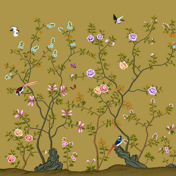 Tranh dán tường vải lụa 3D giành cho Trà chanh in theo kích thước yêu cầu – Không giới hạn kích thước