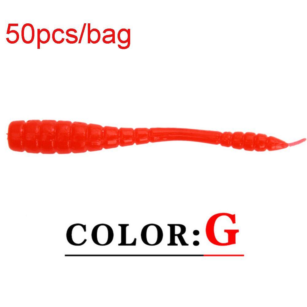 Set 50 Mồi Giun Giả Câu Cá