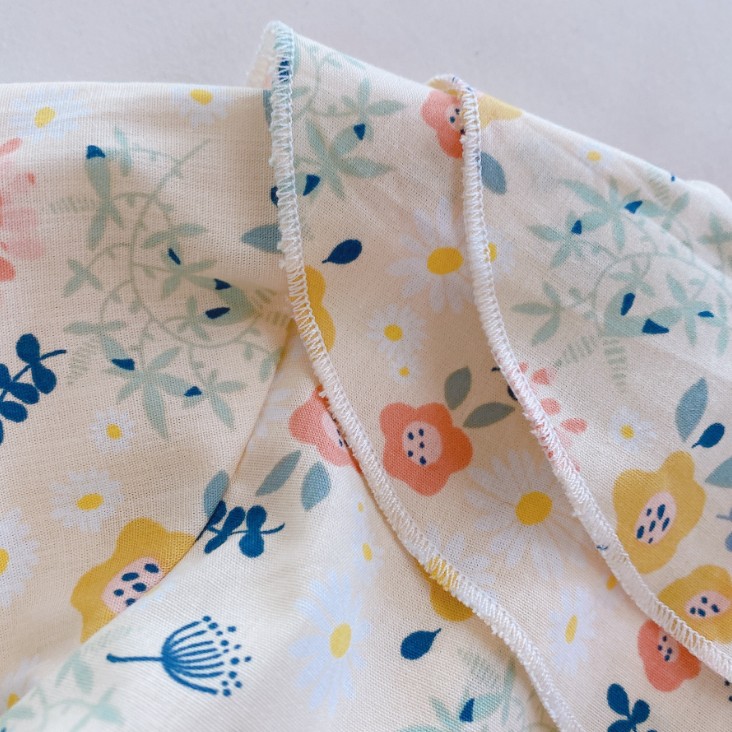 Đồ Áo Liền Quần In Hoa Cho Bé Mới Sinh