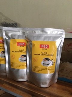 1kg cà phê nguyên chất rang mộc (100% robusta & arabica)