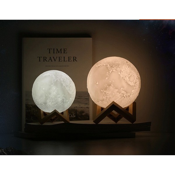 ✚✲◇[ Siêu Đẹp ] Đèn ngủ Mặt Trăng Moon Light 3D Cảm Ứng