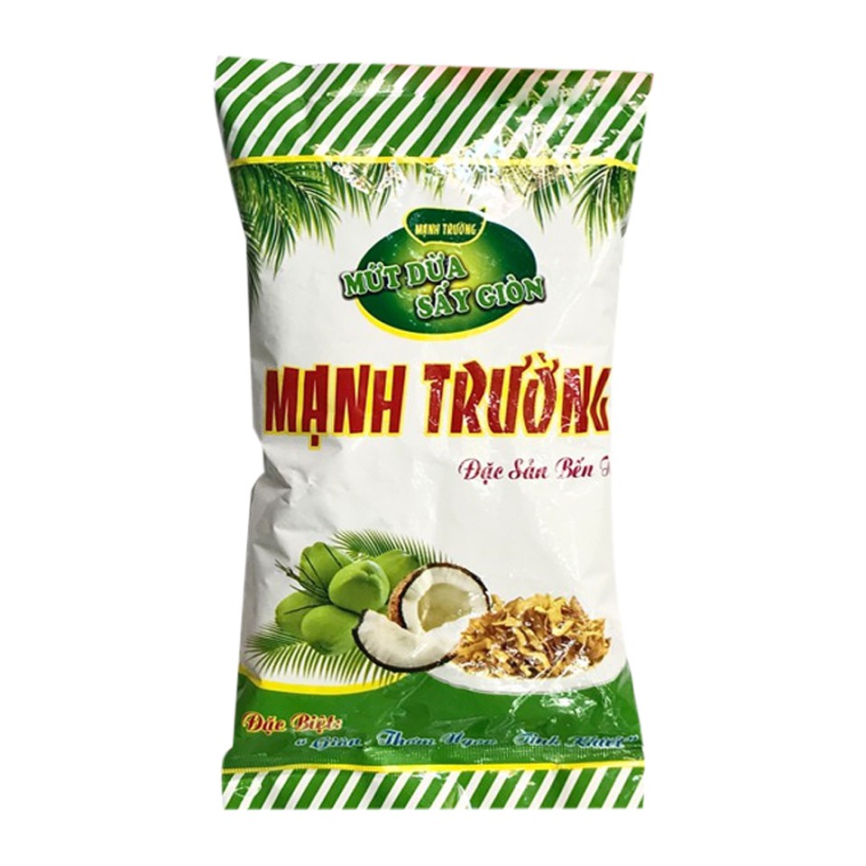 Dừa Khô, Mứt Dừa Sấy Khô Mạnh Trường Giòn Thơm (Gói 250G)