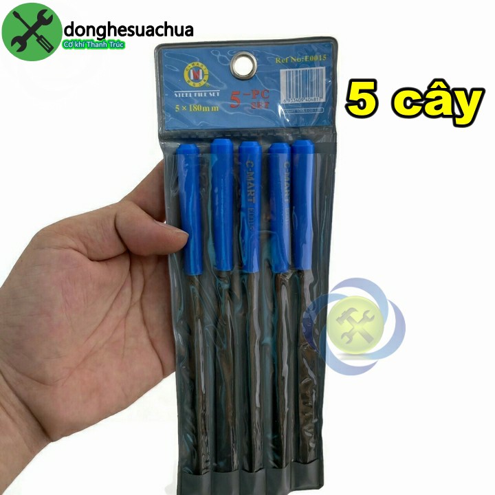 Bộ dũa C-Mart E0015-5180 kích thước 5x180mm