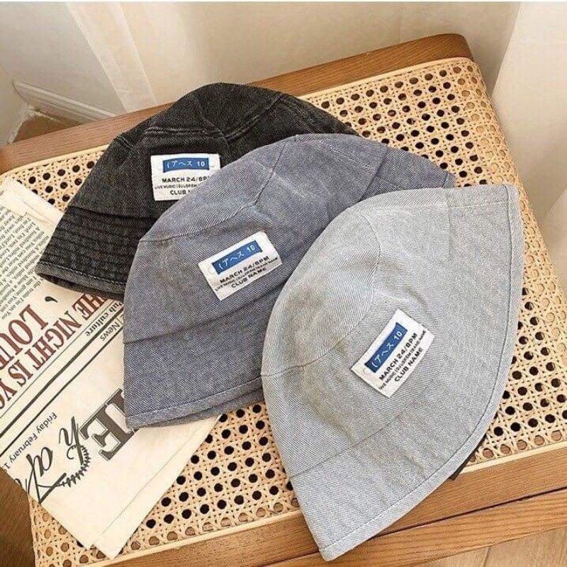 Nón bucket Jean thời trang mẫu mới