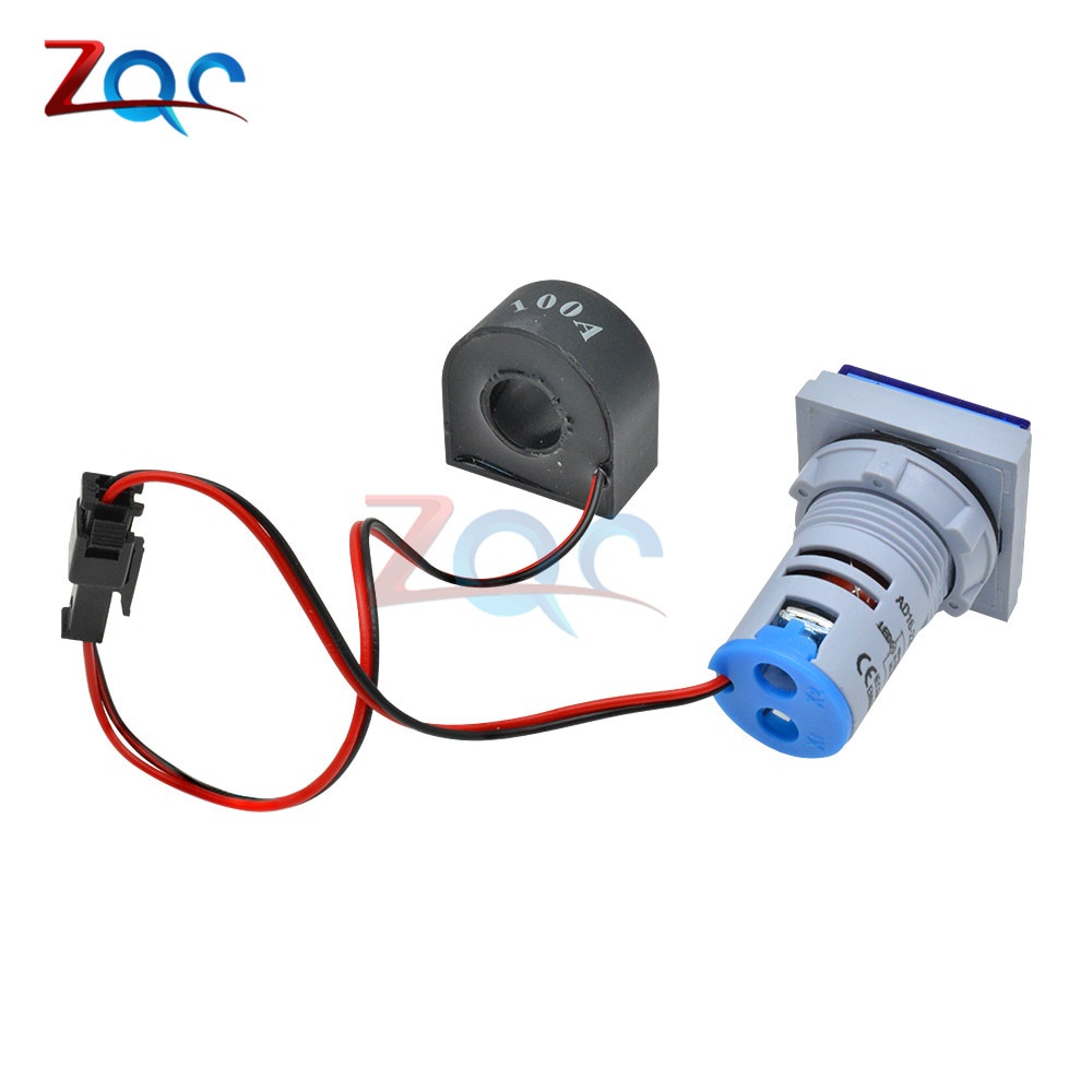 Đồng Hồ Đo Tần Số Vôn Kế HZ Hertz 22mm AC 60-500V 110V 220V