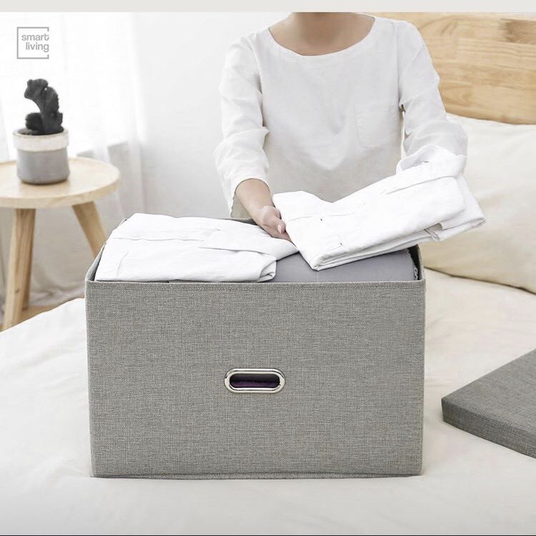 [GÓI TIẾT KIỆM] Combo 2 Hộp Đựng đồ Hàn Quốc size lớn 45x34xH24cm (Storage Box)