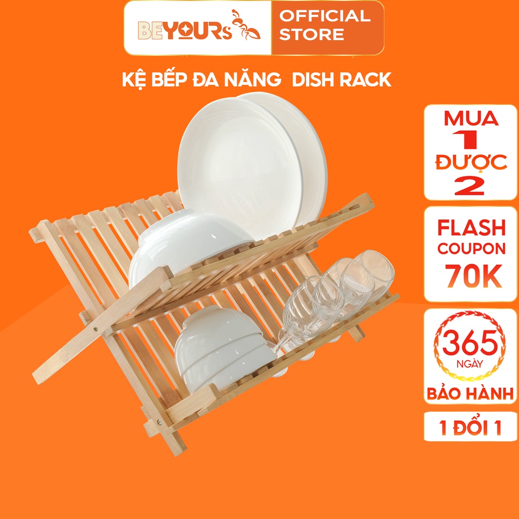 Kệ Để Chén Đĩa BEYOURs Dish Rack Nội Thất Kiểu Hàn Lắp Ráp