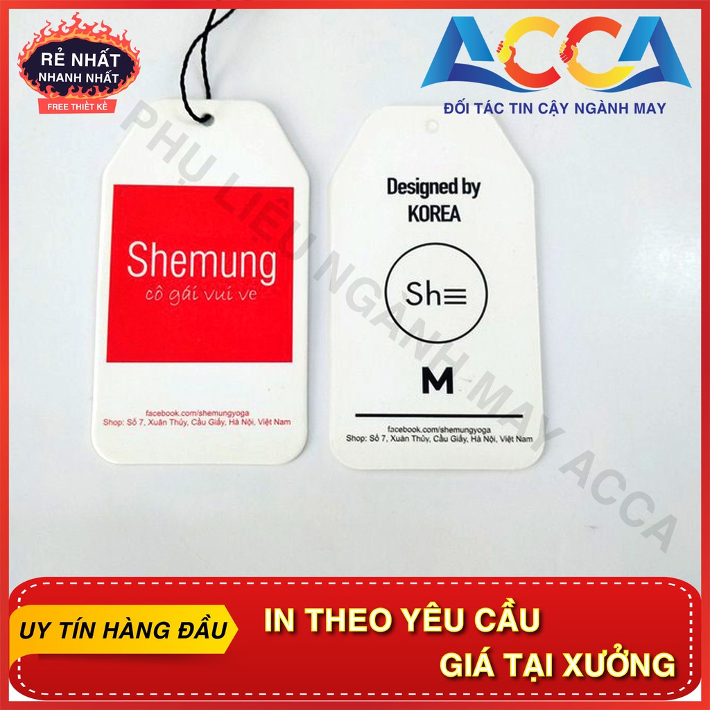 THẺ BÀI, TAG QUẦN ÁO IN THEO YÊU CẦU_MIỄN PHÍ THIẾT KẾ_NHẬN IN SỐ LƯỢNG TỪ 1000 CÁI