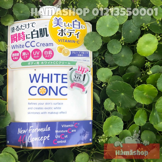 Kem dưỡng trắng toàn thân White ConC CC cream