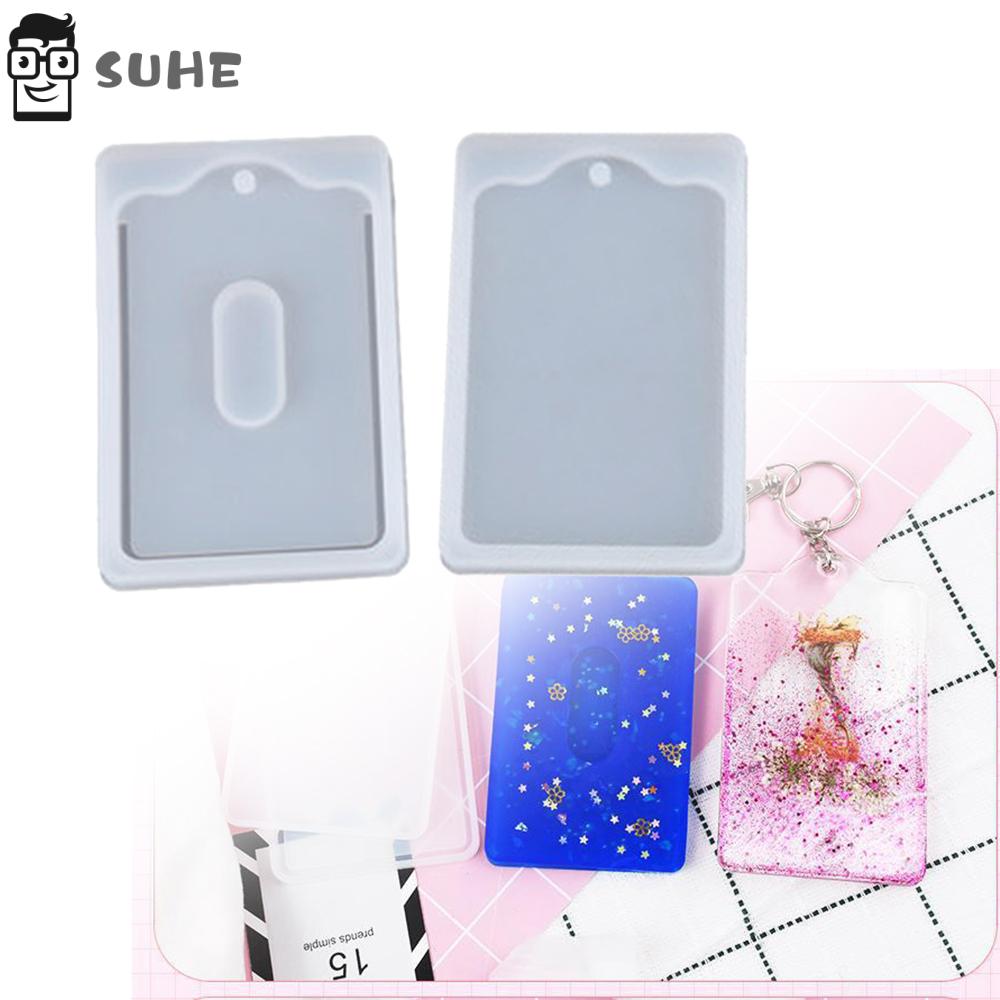 Khuôn Silicon Làm Thẻ Tên/ Trang Sức Bằng Epoxy Pha Lê Epoxy DIY