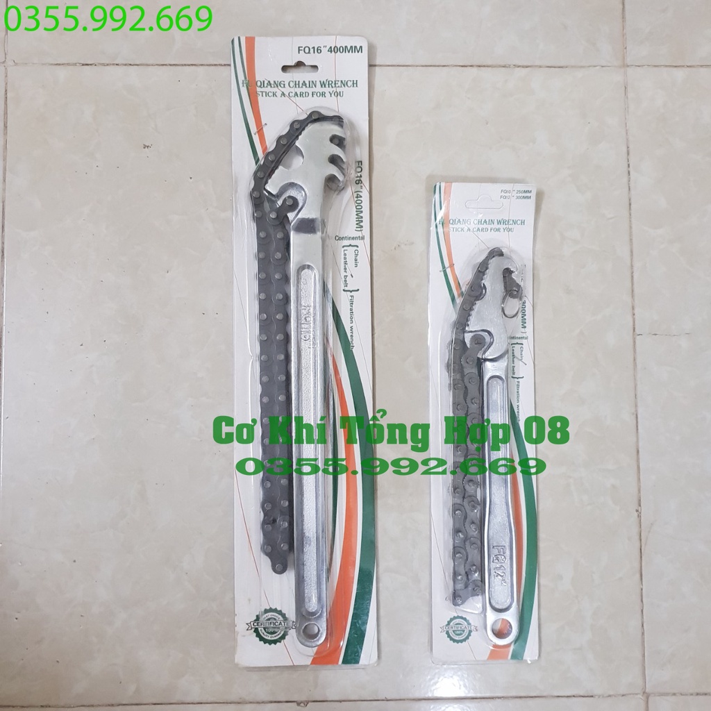 Cờ lê đa năng, mỏ lết xích cao cấp, cờ lê xích trắng chống gỉ