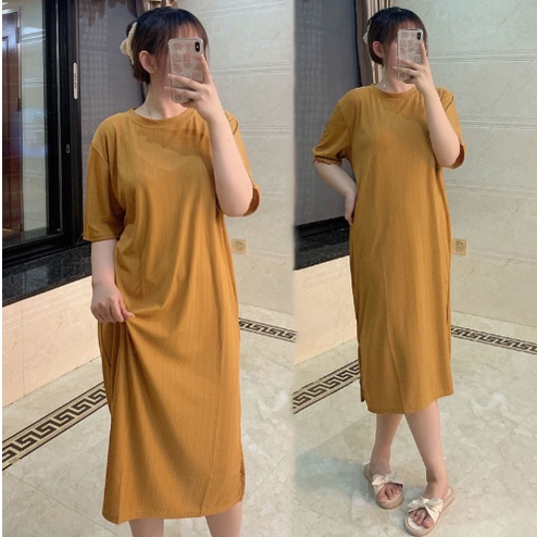 Váy len bầu thời trang công sở Dambauxinh-L1481 Đầm bầu thiết kế dự tiệc dáng dài