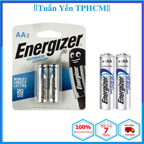 Pin AA Energizer Ultimate Lithium Chính Hãng Vỉ 2 Viên