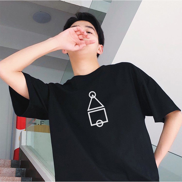 Áo thun unisex tay lỡ nam nữ form rộng The Squid Game họa tiết đẹp vải dày mịn