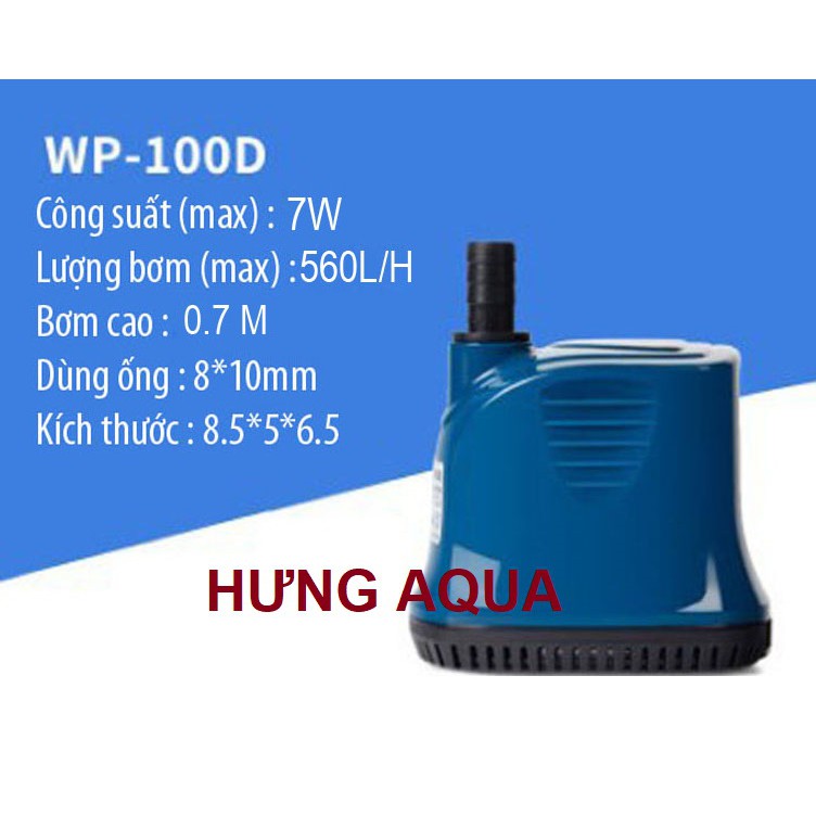 Máy bơm nước hồ cá, máy bơm chìm - bơm chìm hút đáy 360 ĐỘ SOBO WP 100D 200D 300D 500D chính hãng (mẫu mới nhất)