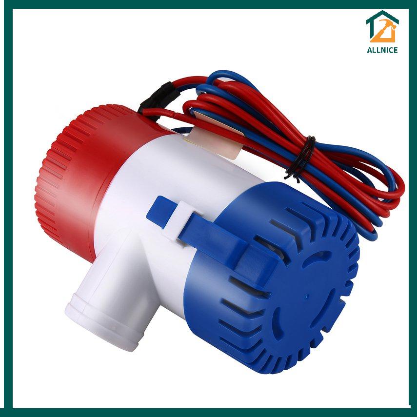 Máy bơm nước 1100Gph 12V 24V DC phù hợp cho tàu thuyền  12V Vacuum Water Pump Submersible Marine Boat Bilge Pump 1100GPH Water Pump