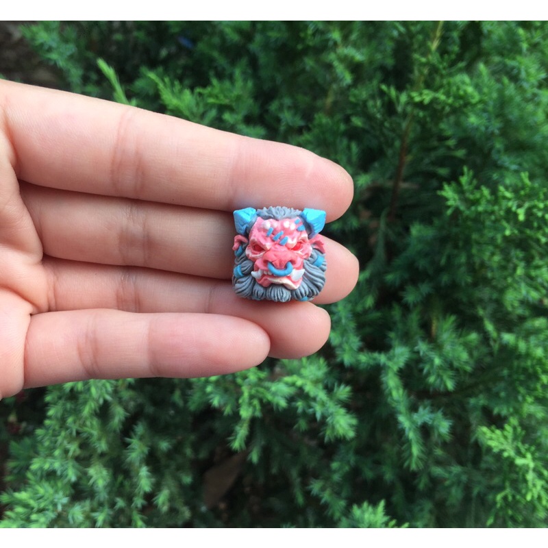 Keycap - Nút bàn phím Bara clone tông ghi hồng xanh