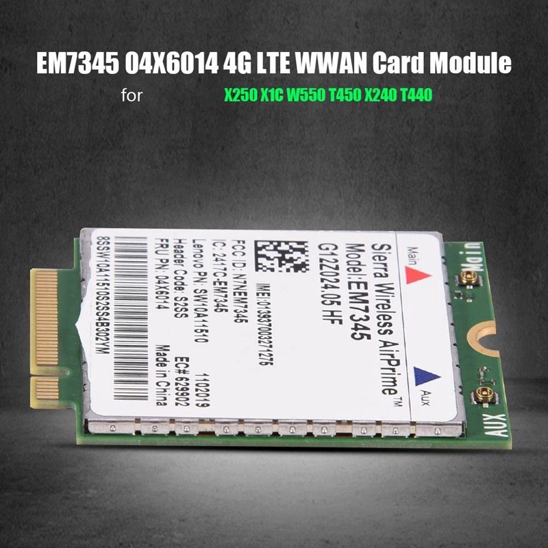 Thẻ mạng EM7345 4G LTE WWAN cho Thinkpad X250 X1C | BigBuy360 - bigbuy360.vn