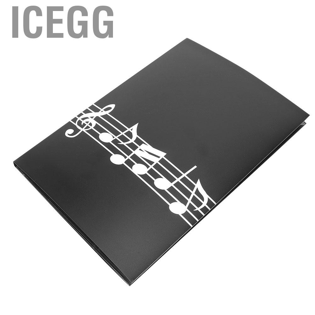 Bìa kẹp bản nhạc đàn guitar / piano chất liệu chống thấm nước màu đen