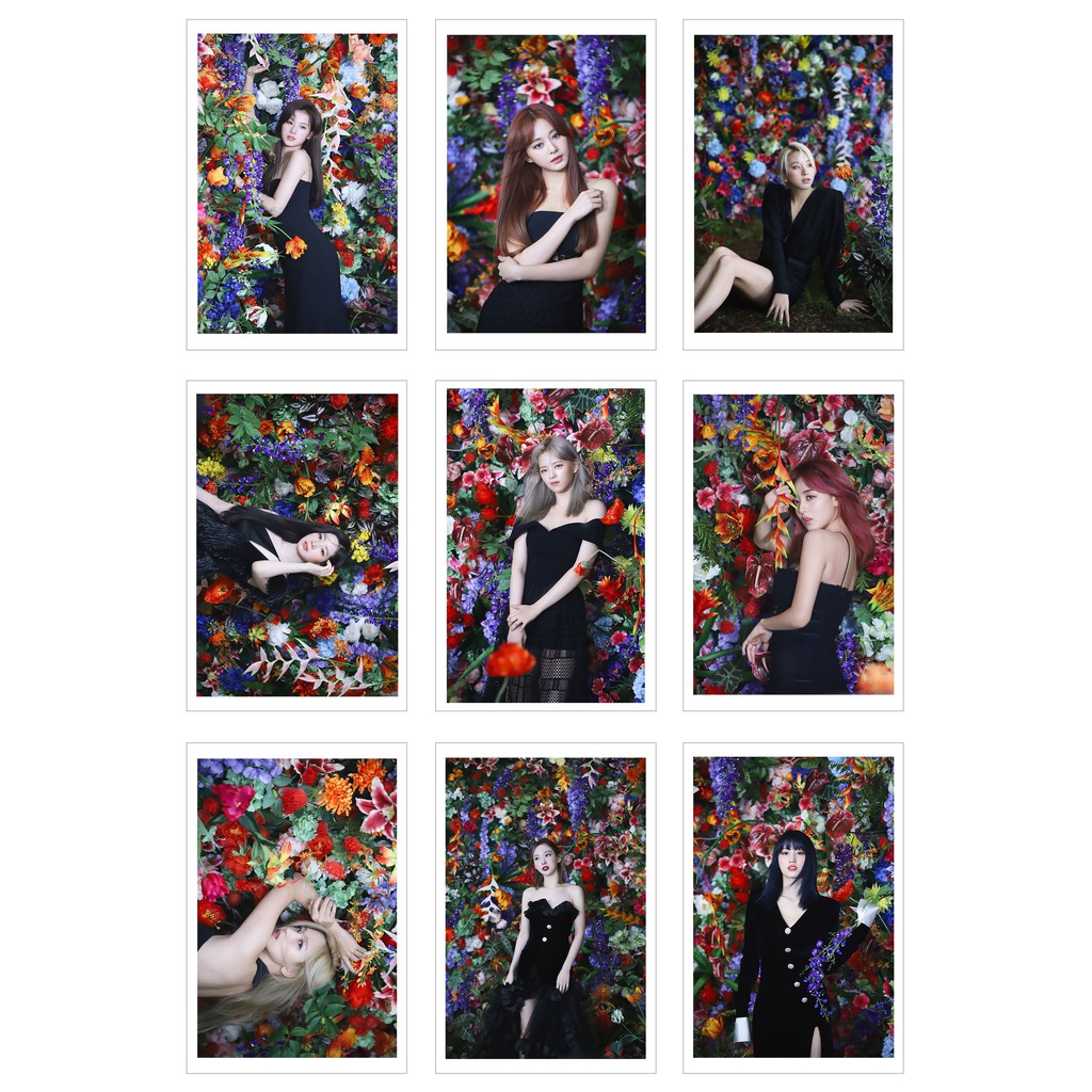 [Ép lụa] Lomo Card Ảnh TWICE - Eyes Wide Open Jacket Shooting (18 ảnh)