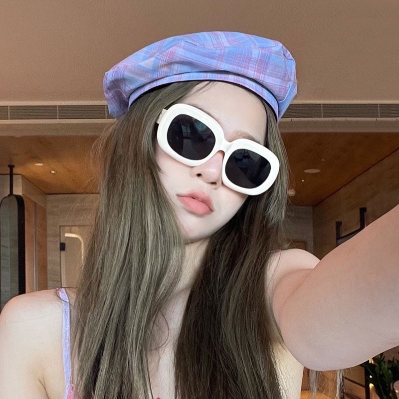 Kính Mát Gọng Vuông Phong Cách Retro Thời Trang Cho Nữ