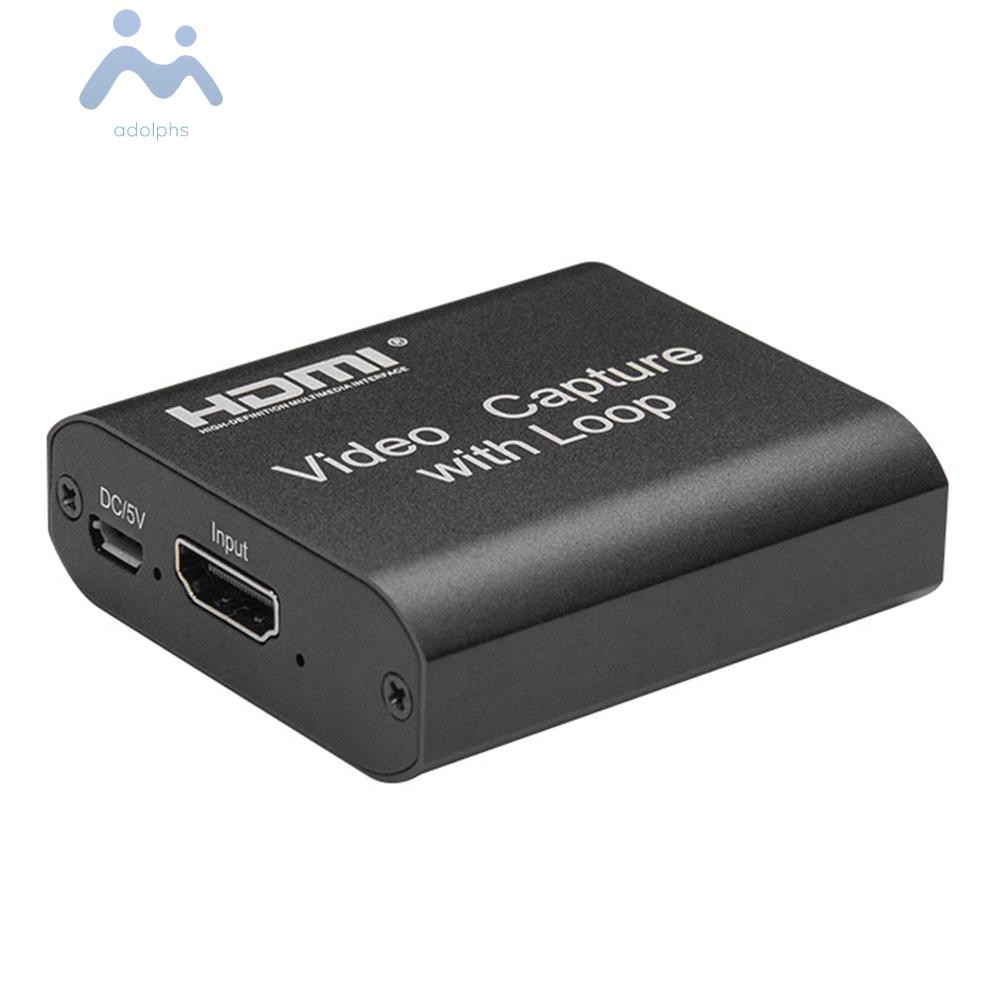 Card Ghi Hình Adolphs 1080p 4k Hdmi-Comp Usb 2.0