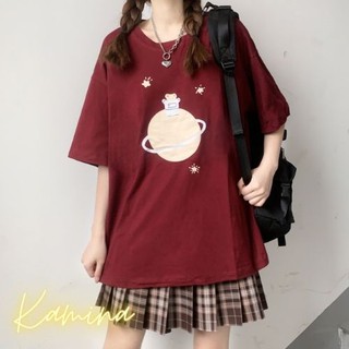 Áo Thun Tay Ngắn KAMINA - Áo Phông  In Hình Trẻ Trung cổ tròn, áo cộc tay nữ 2021 AT676