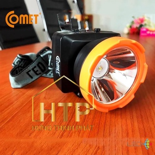 Đèn pin đội đầu COMET CRT1612 [CAM KẾT CHÍNH HÃNG] Đen-Cam