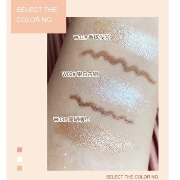 Chì Kẻ Bọng Mắt Nhũ Mắt Highlight 2 Đầu WODWOD Twinkling Beauty W914