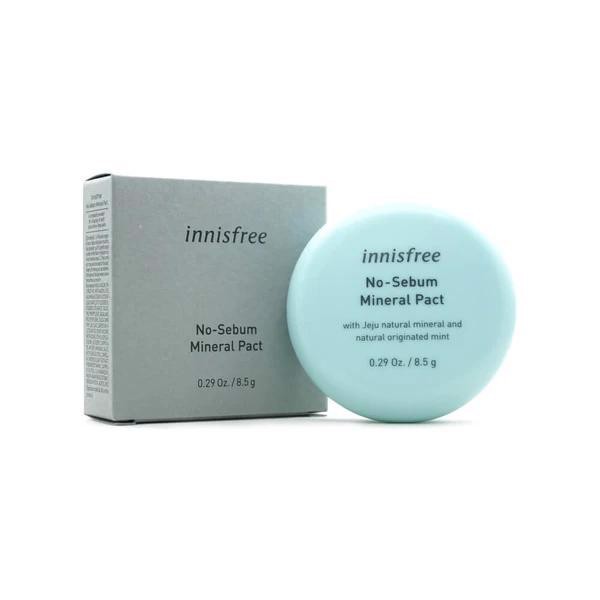 Phấn phủ kiềm dầu dạng nén Innisfree No Sebum Mineral Pact 8.5g new - NiNiShop