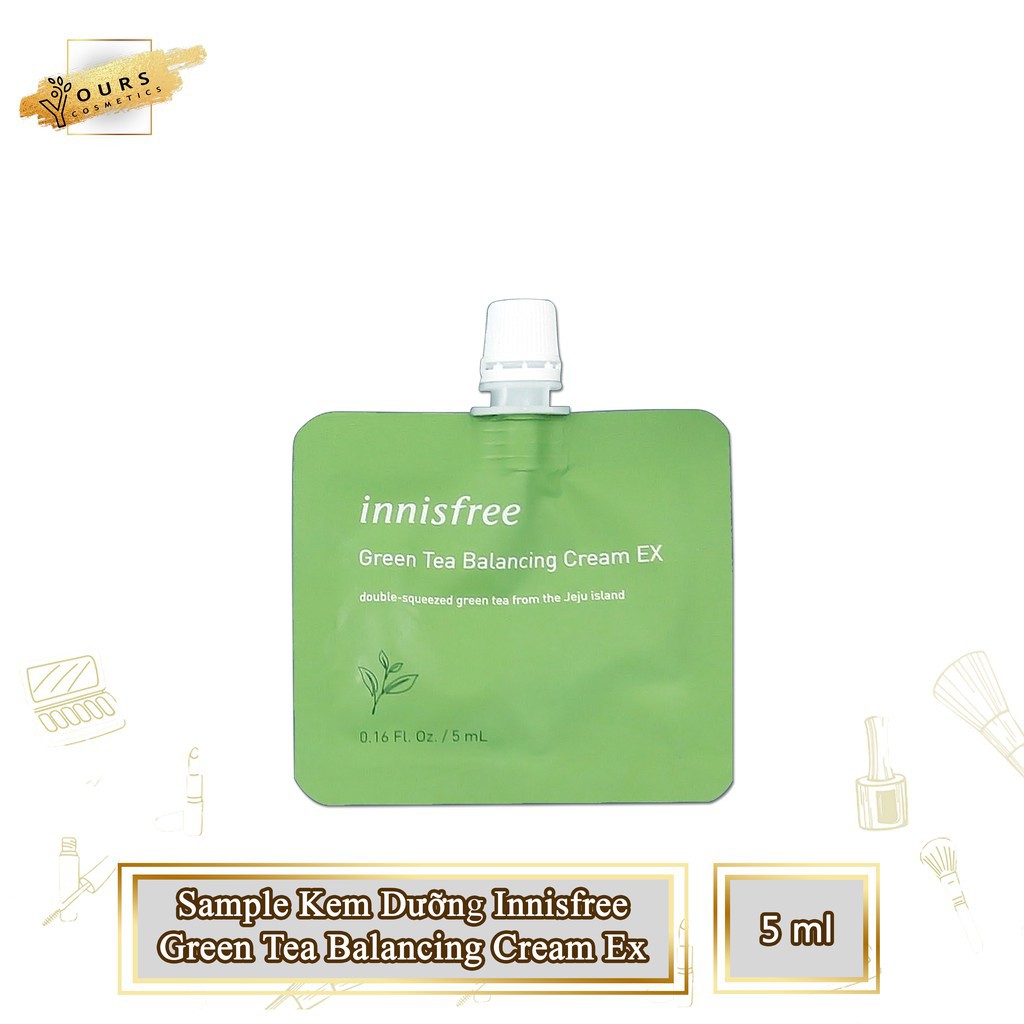 [Auth Hàn] Gói Mẫu Thử Sample Nước Hoa Hồng Innisfree Trà Xanh Ngăn Ngừa Mụn Green Tea Balancing Toner Ex 10ml (QUEEN)