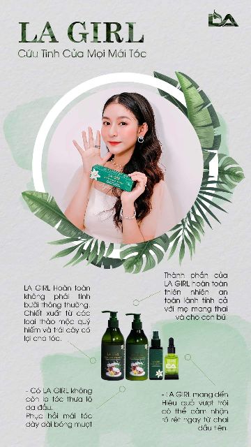 [Thanh Lý] Serum Xịt Dưỡng Tóc LA Girl X3 Thảo Mộc Lục Anh Date 12.2022 | BigBuy360 - bigbuy360.vn