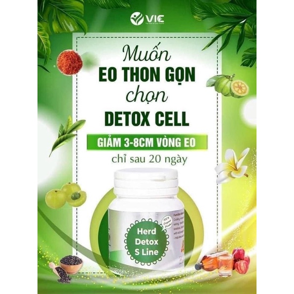 Detox cell vic chuyên giảm mỡ bụng
