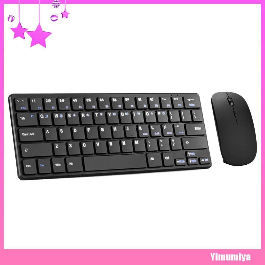 Combo bàn phím và chuột không dây 2.4G 1200DPI cho Laptop PC TV