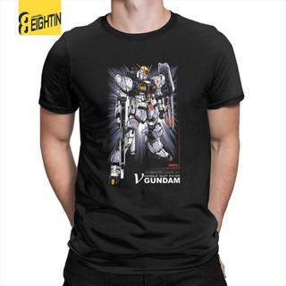 Áo thun nam tay ngắn in hình Gundam phim Mazinger trẻ trung