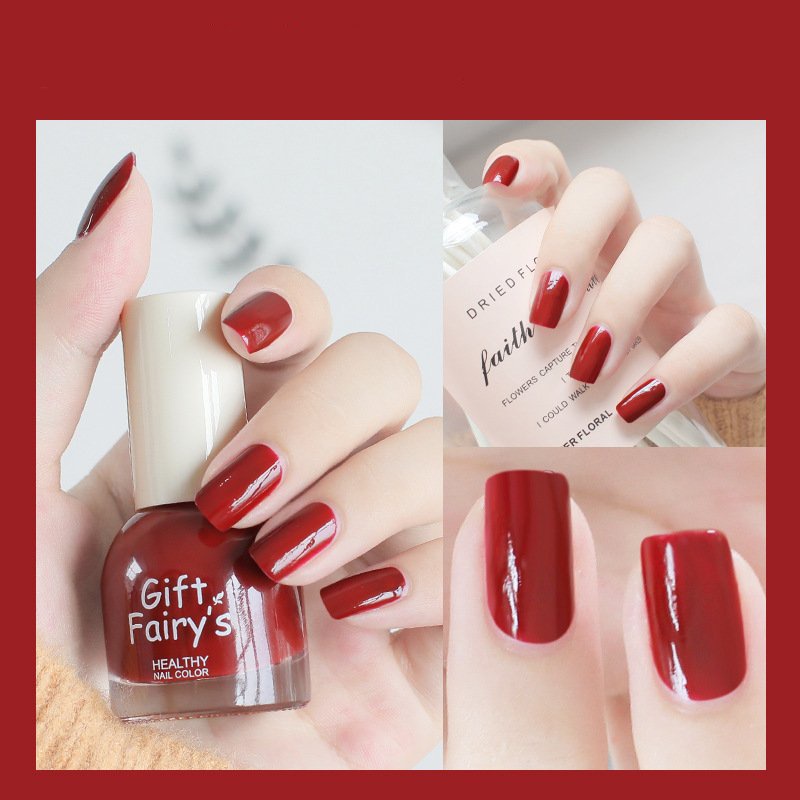 Sơn gel mau khô Tecano sơn móng tay nhiều màu Gift Fairy's nội địa trung SM14