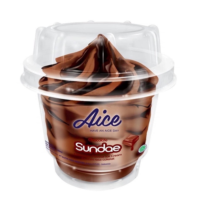 Kem Aice socola ly 100ml - Sundae Aice