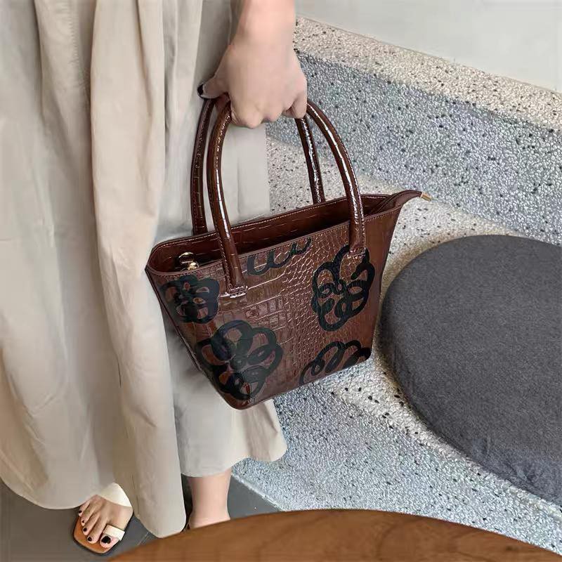 Túi Quai Xách Da Hình Hoa LSEOUL X0512