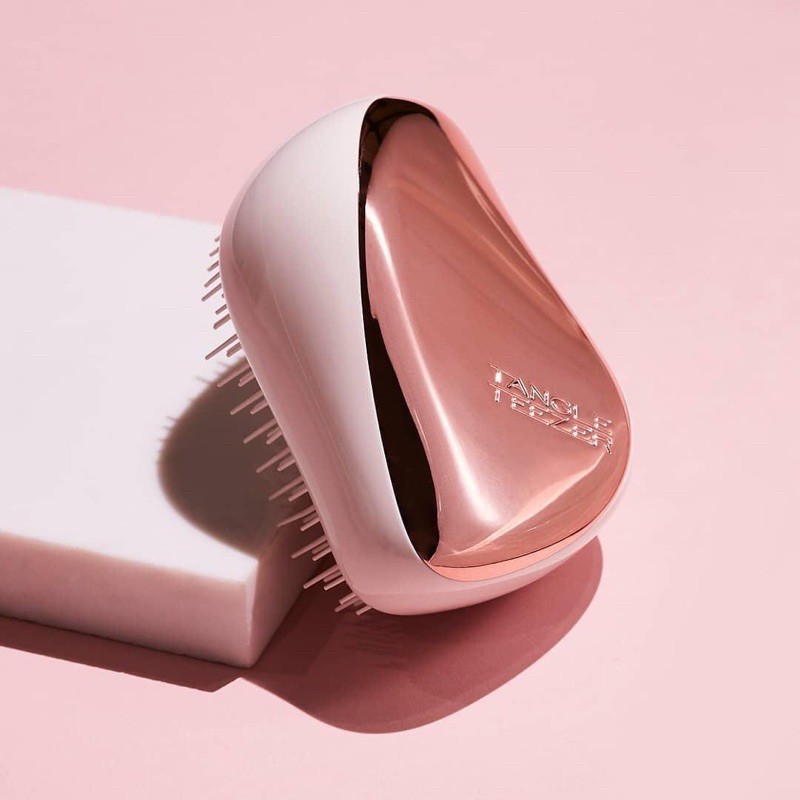 <Hàng chính hãng> Lược gỡ rối Tangle Teezer Compact Ivory Rose Gold