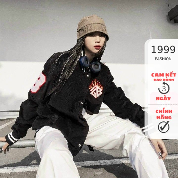 Áo Bomber Jacket - Áo Khoác Dù 2 Lớp Style Bóng Chày Unisex 1999 Fashion BB91