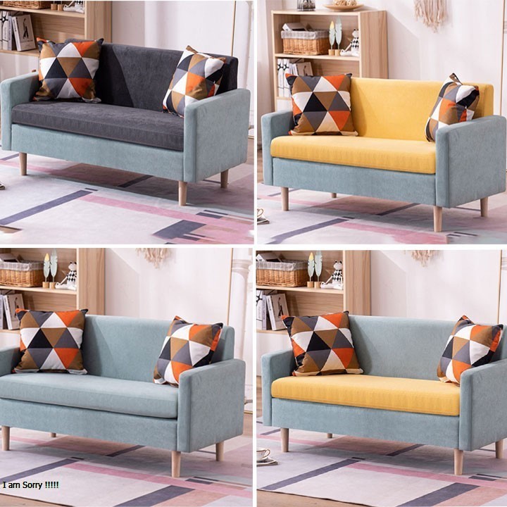 Ghế sofa Đơn, ghế sofa cotton - cao cấp phòng khách, size 150cm (Cao Su) M021-5C