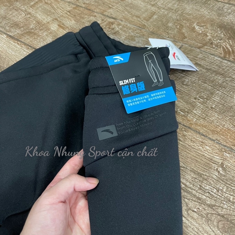 Quần nỉ nam trơn bo gấu An-ta chính hãng chất đẹp