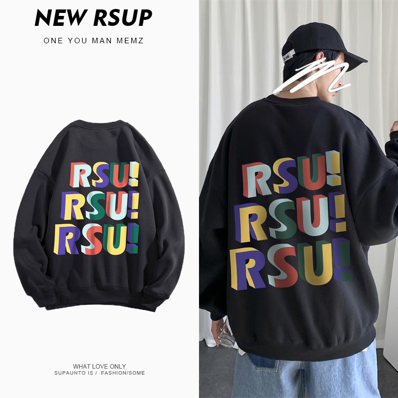 (A286) Áo sweater RSU 5 màu size S đến 3XL (kèm ảnh thật ở cuối)
