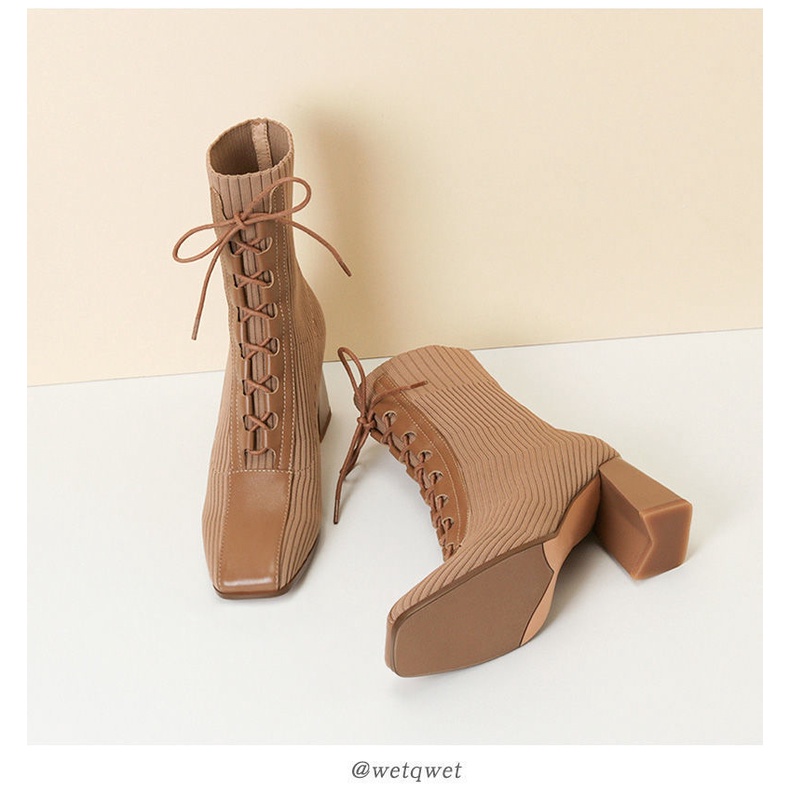 Giày bốt cao gót IELGY thời trang trẻ trung cá tính cho nữ