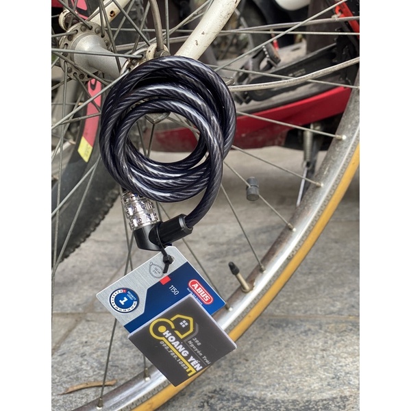 Khóa Xe Đạp ABUS M1150 mật mã chống Trộm, Khóa Dây Gắn Yên Xe Đạp mã số